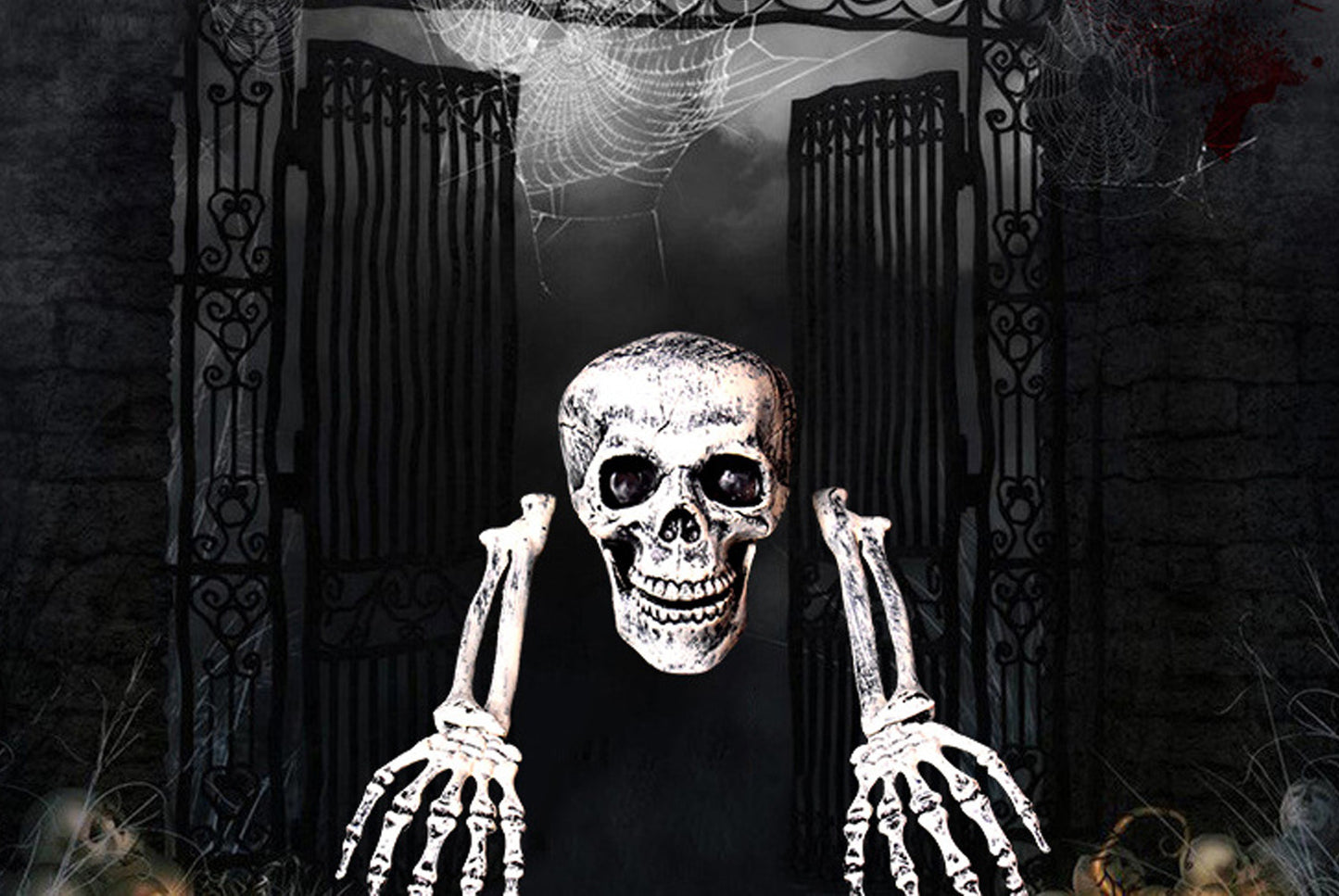 Halloween Skull Three-Piece Ground Socket Set