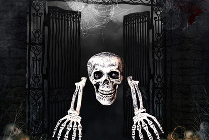 Halloween Skull Three-Piece Ground Socket Set