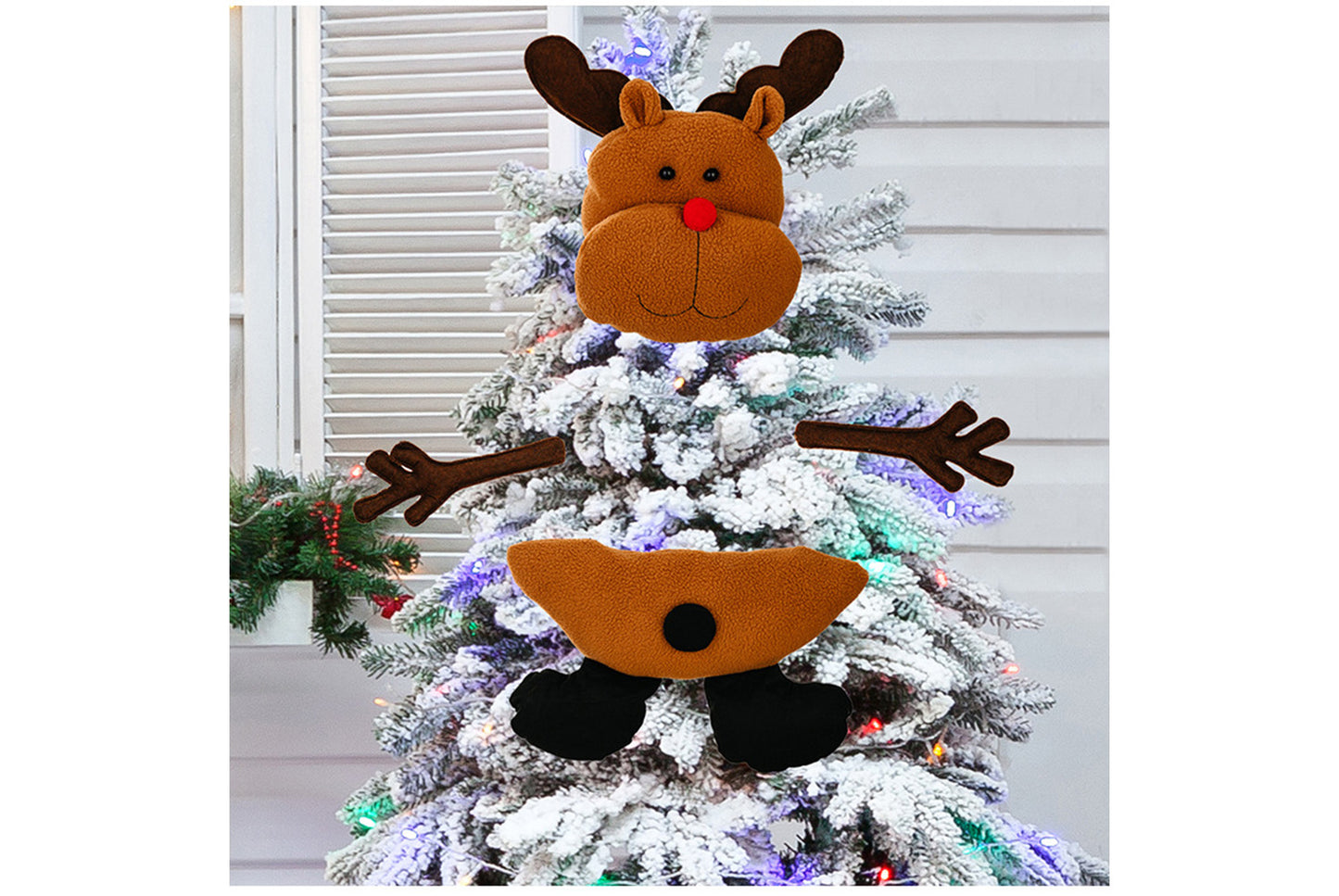 **Christmas Tree Top Star Creative Ornament Doll**