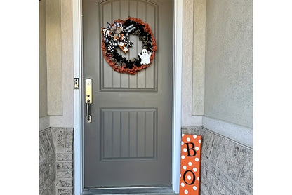 **Halloween Ghost Linen Garland | Ghost Festival Door Decoration**