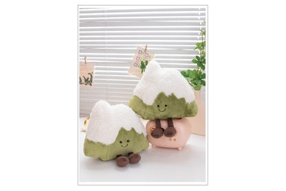 Realistic Snow Mountain Plush Toy