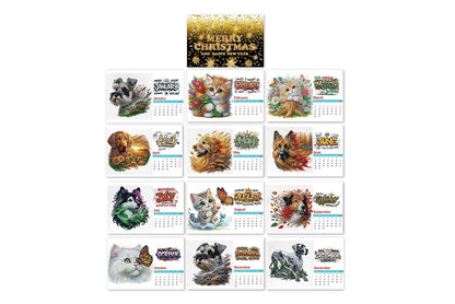 **2026 DIY Desktop Diamond Calendar**