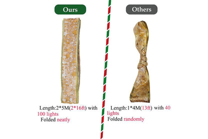 **Christmas Ribbon LED String Lights**