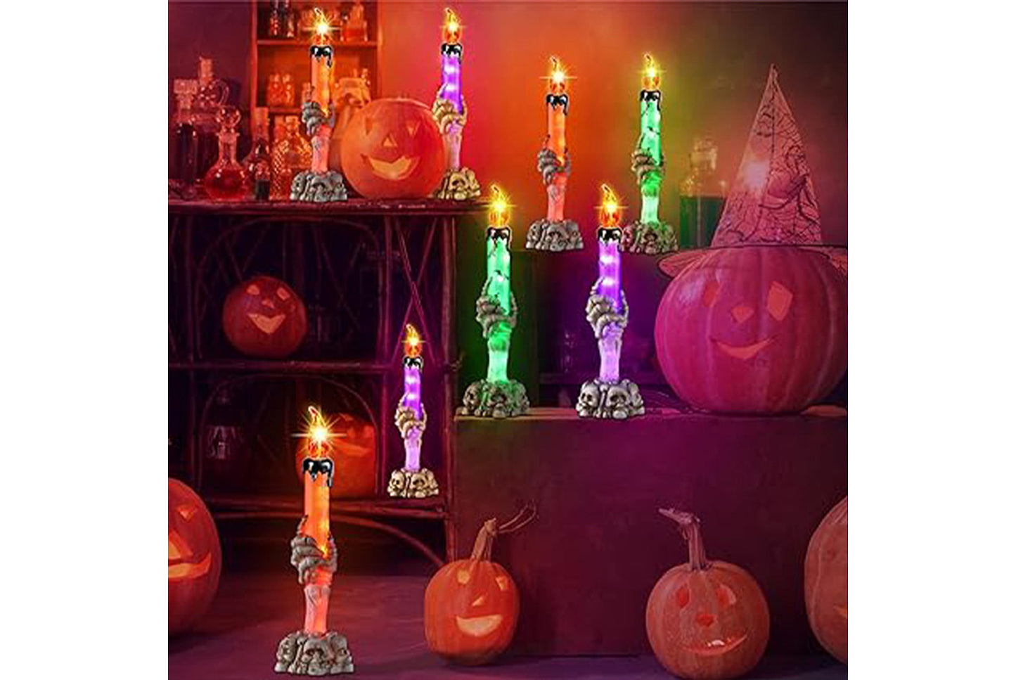 Halloween LED Ghost Hand Candle | Ghost Festival Themed Decoration Props