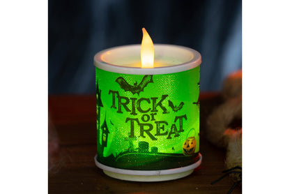 Halloween Electronic Candle Light | Horror-Themed Decorative Ornaments