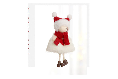 **Christmas Plush Doll Pendant Set**