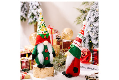 **Christmas No-Face Rudolph Doll Figurine**