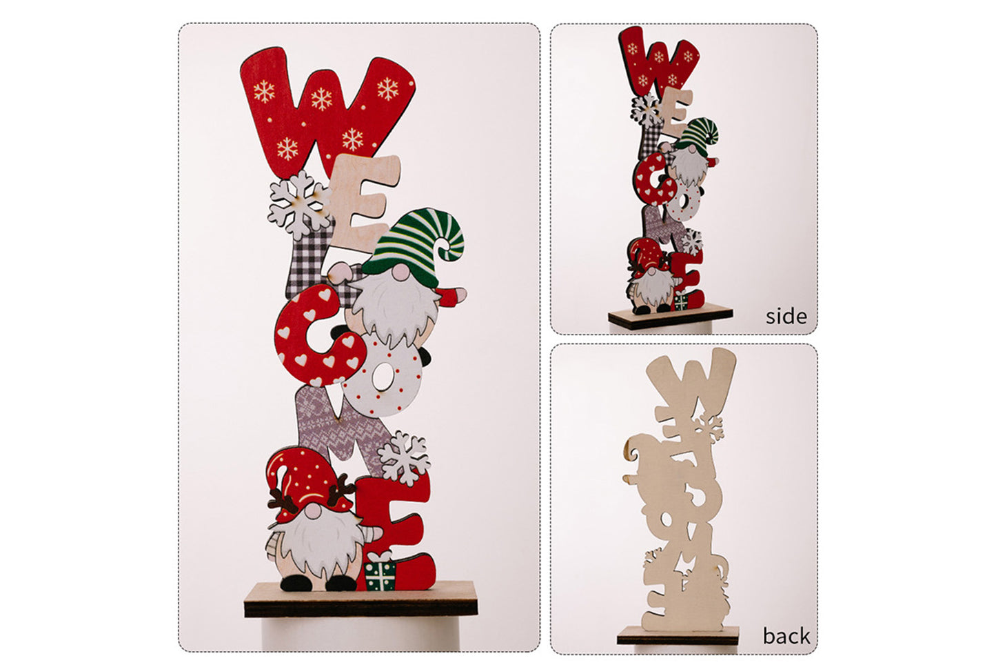 **Christmas Wooden Desktop Ornament**