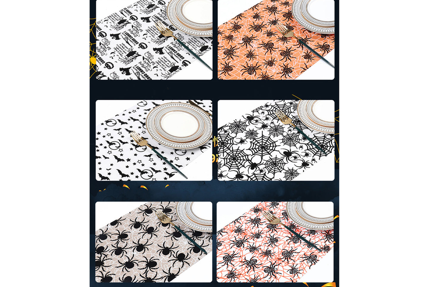 American Creative Flocked Print Tablecloth