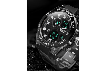 Waterproof sports electronic watch