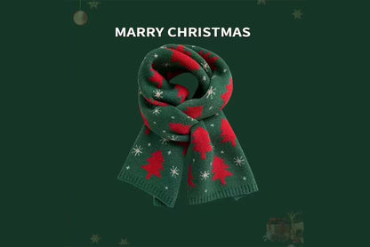 **Christmas Thick Knitted Scarf (Autumn/Winter Warmth Essential)**