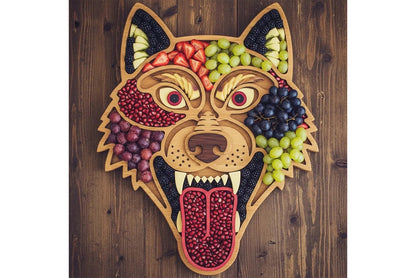 **Halloween Themed Wooden Charcuterie Platter**