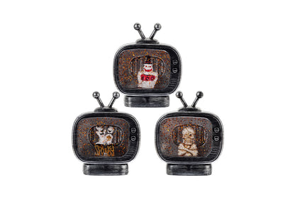 **Halloween TV Light | Ghost Skull Themed Desktop Ornament**