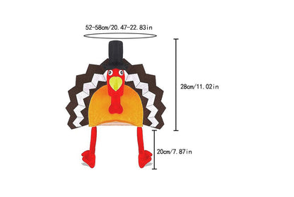 **Funny Turkey-Shaped Hat**