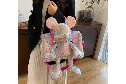 **Mickey Mouse Shoulder Bag with Doll**