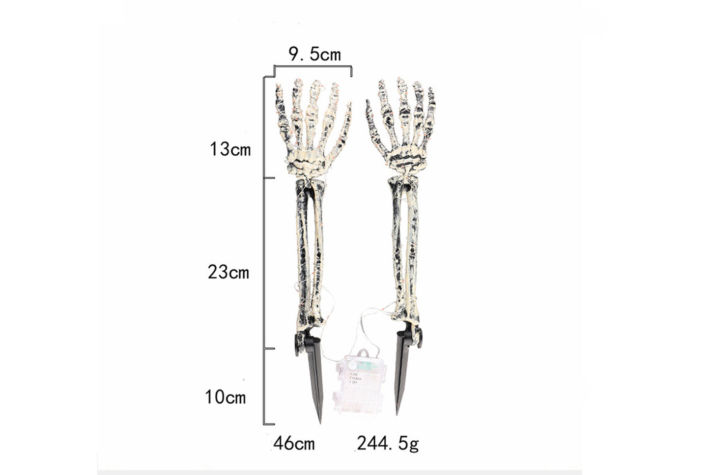 **Halloween Luminous Ground Hands | Ghost Festival Yard Decorations**