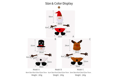 **Christmas Tree Top Star Creative Ornament Doll**