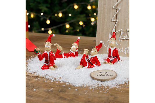 **Funny Santa Claus Resin Ornament (4 Styles Available)**