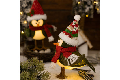 **Christmas Lighted Bird Figurine**