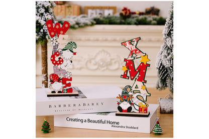 **Christmas Wooden Desktop Ornament**