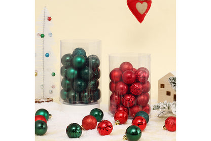 **4cm/34 pcs Tube of Special-Shaped Christmas Balls**