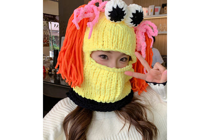 **Funny Sesame Street Knitted Hat (Cartoon Fun Knitted Headband)**