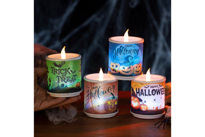 Halloween Electronic Candle Light | Horror-Themed Decorative Ornaments