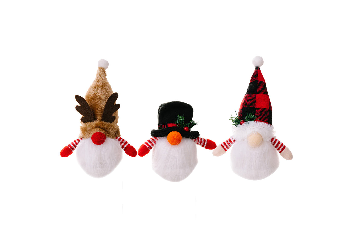 **Christmas Cute Rudolph Light-Up Faceless Doll Ornament**