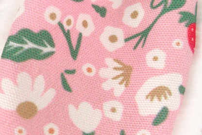 Floral Fabric Lop-Eared Rabbit Plush Toy