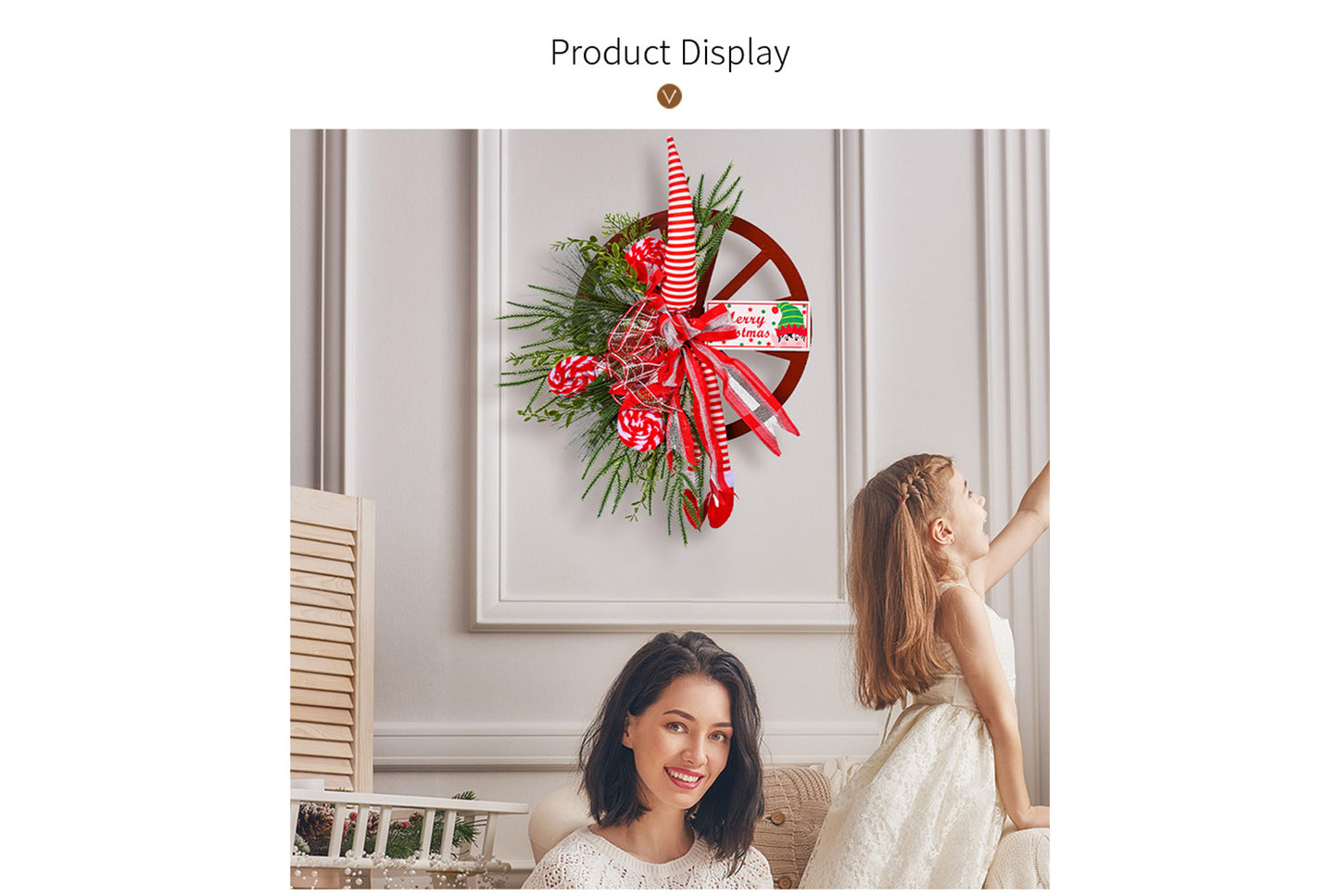 **Creative Christmas Elf Foot Wreath Ornament**