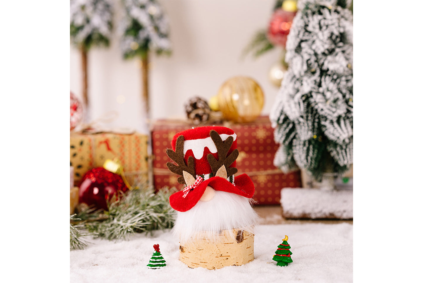 **Christmas Antler Bow Rudolph Illuminated Pendant**