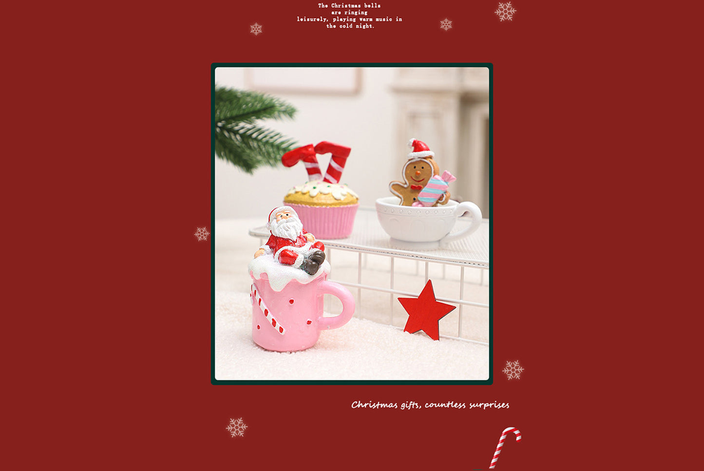 **Christmas Resin Cake Topper (Three Designs Available)**