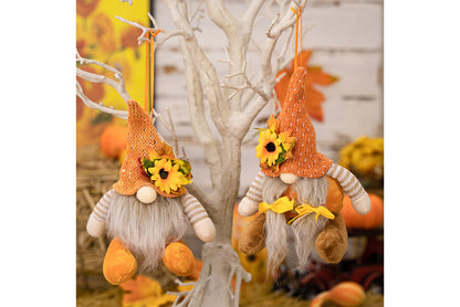 Thanksgiving Gnome Doll Pendant