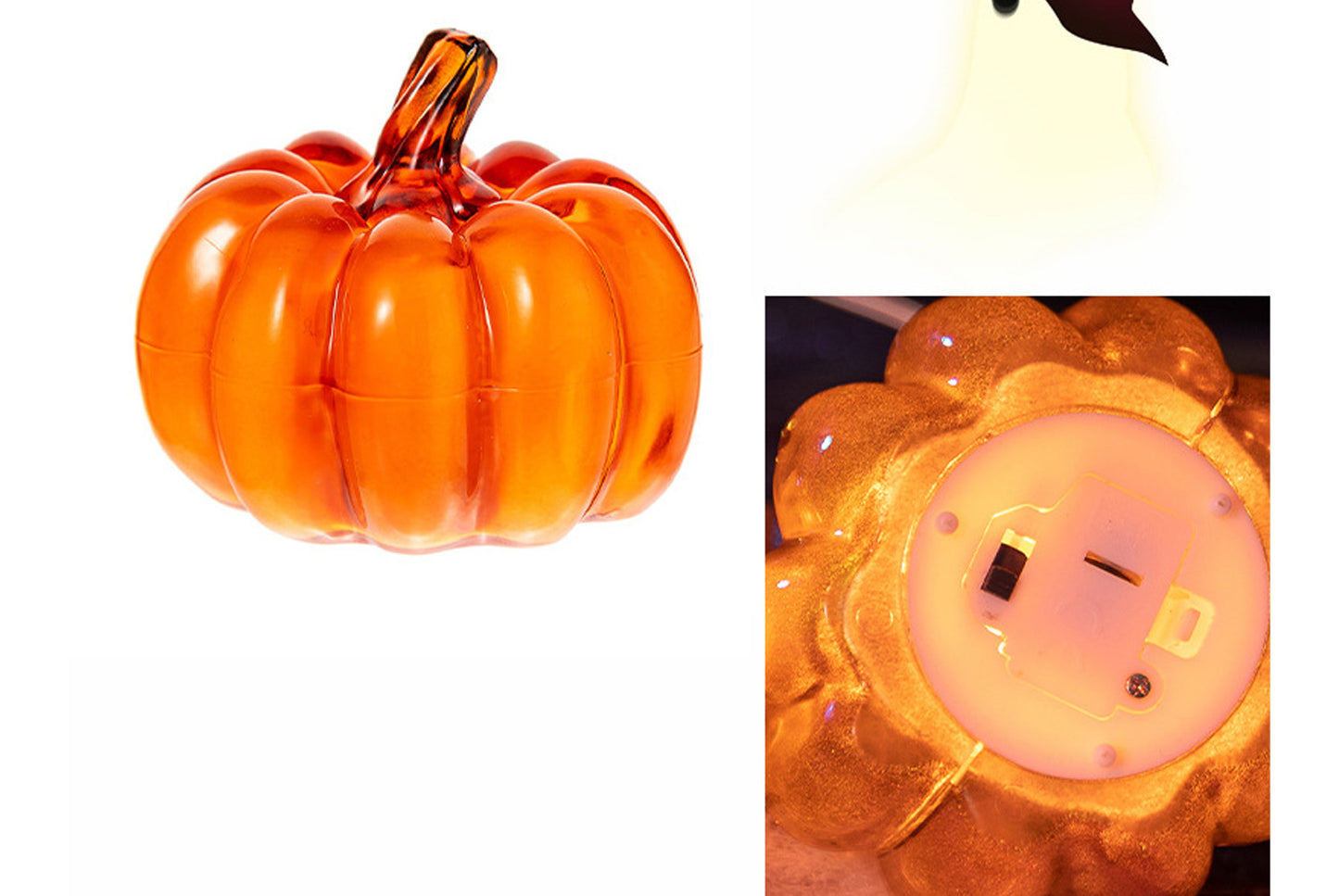 **Halloween LED Pumpkin Lantern | Desktop Decor**
