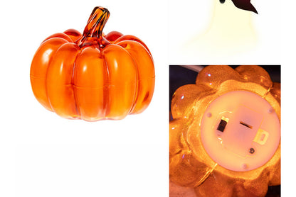 **Halloween LED Pumpkin Lantern | Desktop Decor**