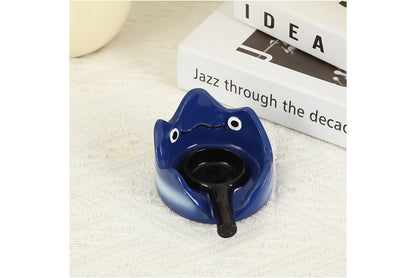 **Calcifer Candlestick Night Light | Resin Flame Home Decor**