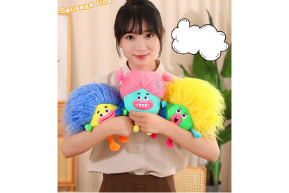 Funny Snot Bear Sausage Mouth Doll