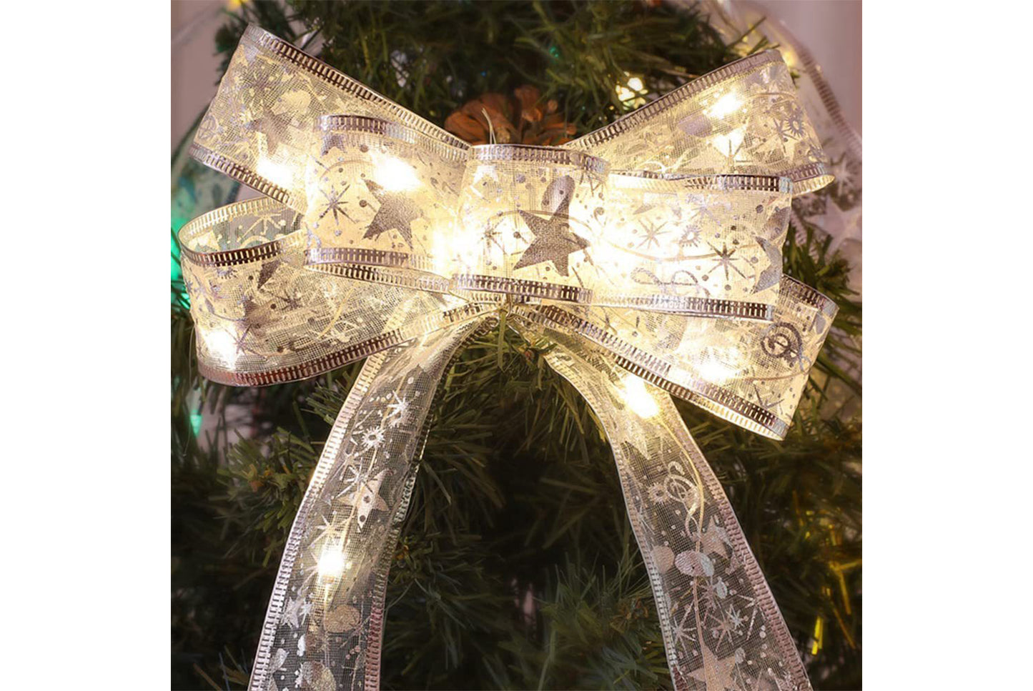 **Christmas Ribbon LED String Lights**