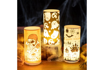 **Halloween Electronic Candle | Horror-Themed Decorative Ornaments**