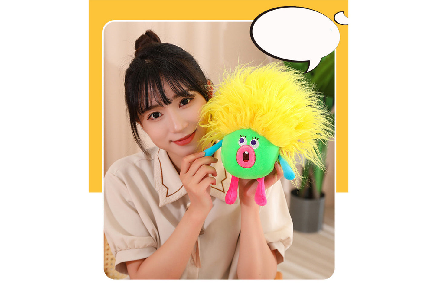 Funny Snot Bear Sausage Mouth Doll