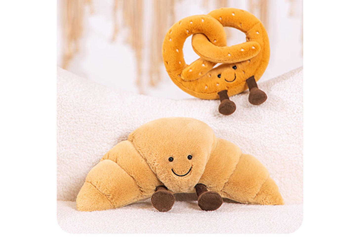 **Jelly Bread Series Plush Toy (Realistic Bread Doll Gift)**