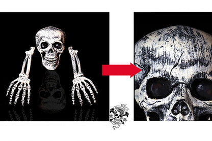 Halloween Skull Three-Piece Ground Socket Set