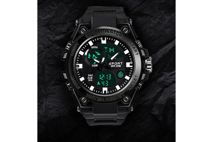 Waterproof sports electronic watch