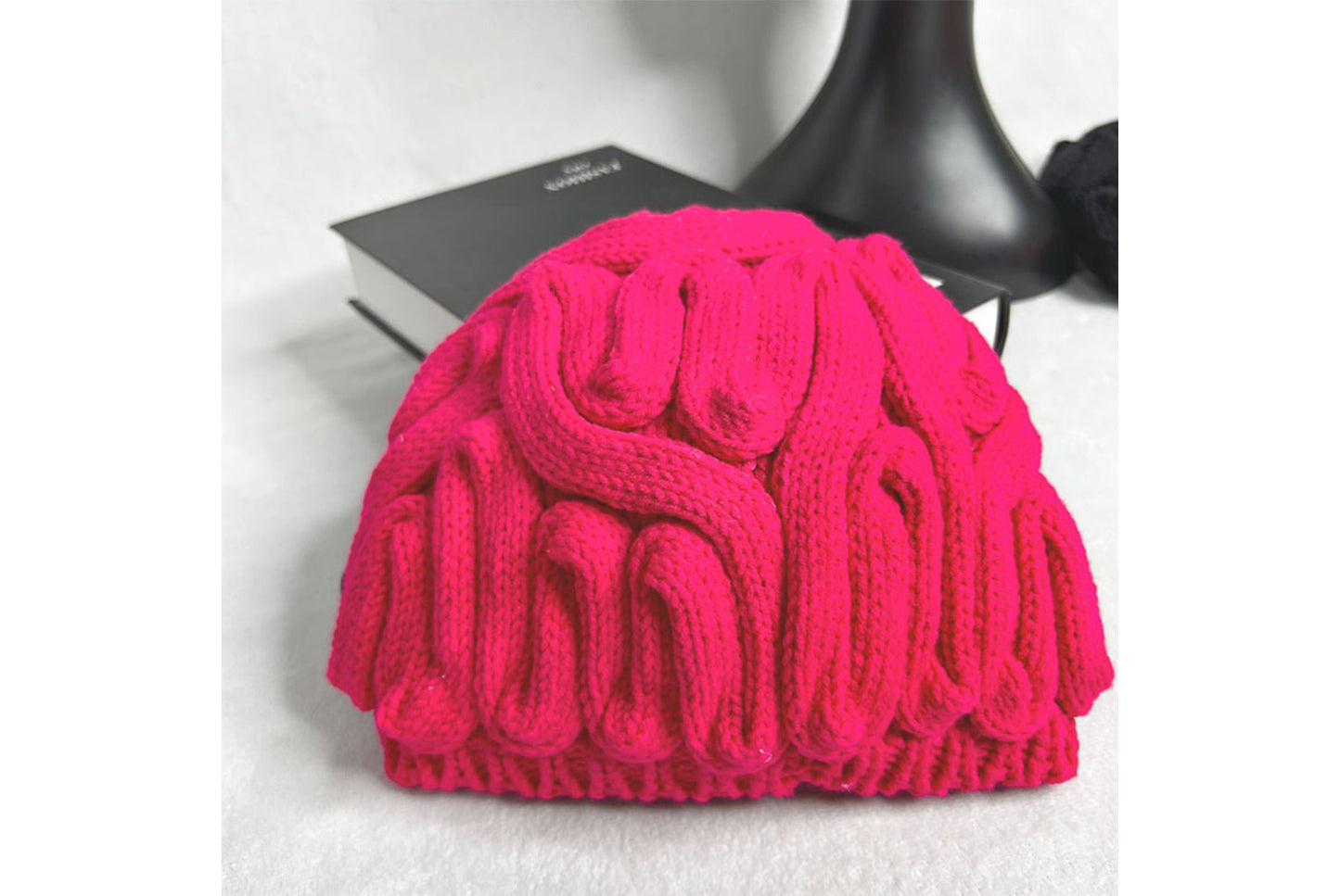 **Funny Dopamine Brain Flower Knitted Hat (Earflaped Knitted Hat)**