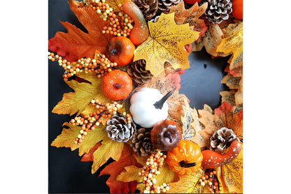 50cm Berry Pumpkin Door Hanging Decoration