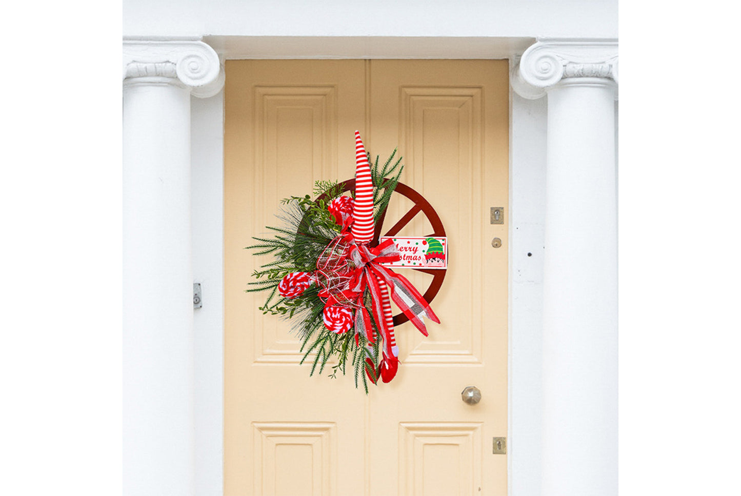 **Creative Christmas Elf Foot Wreath Ornament**