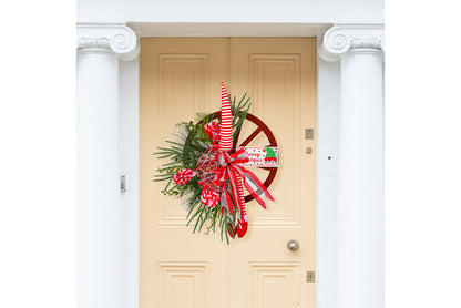 **Creative Christmas Elf Foot Wreath Ornament**