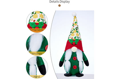 **Christmas No-Face Rudolph Doll Figurine**