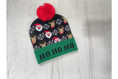 **Christmas Light-Up Wool Hat (Winter Warm Jacquard Knit Hat)**