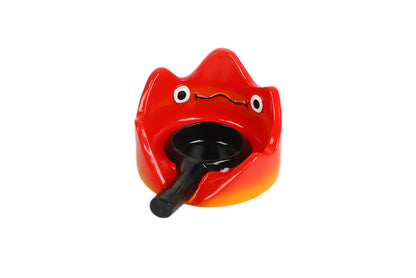 **Calcifer Candlestick Night Light | Resin Flame Home Decor**